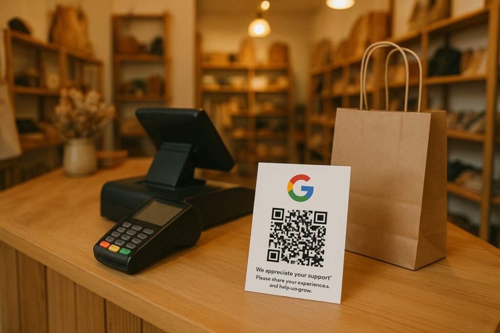 local store google review card